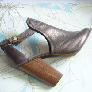 Klub Nico Anthropologie Peep Toe D'orsay Sandal 9